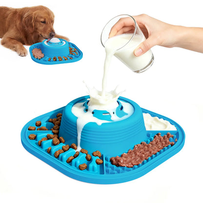 Pawlove Slow Feeder Bowl - Anti-Slip Ball-In Design, 3/4 Cup Capacity for Liquid Treats, Bone Broth, Yogurt, Anxiety Relief, Dishwasher Safe, Easy Wash - Post-Op Lick Toy for All Dog Breeds | Pet Supplies, Dog Accessories