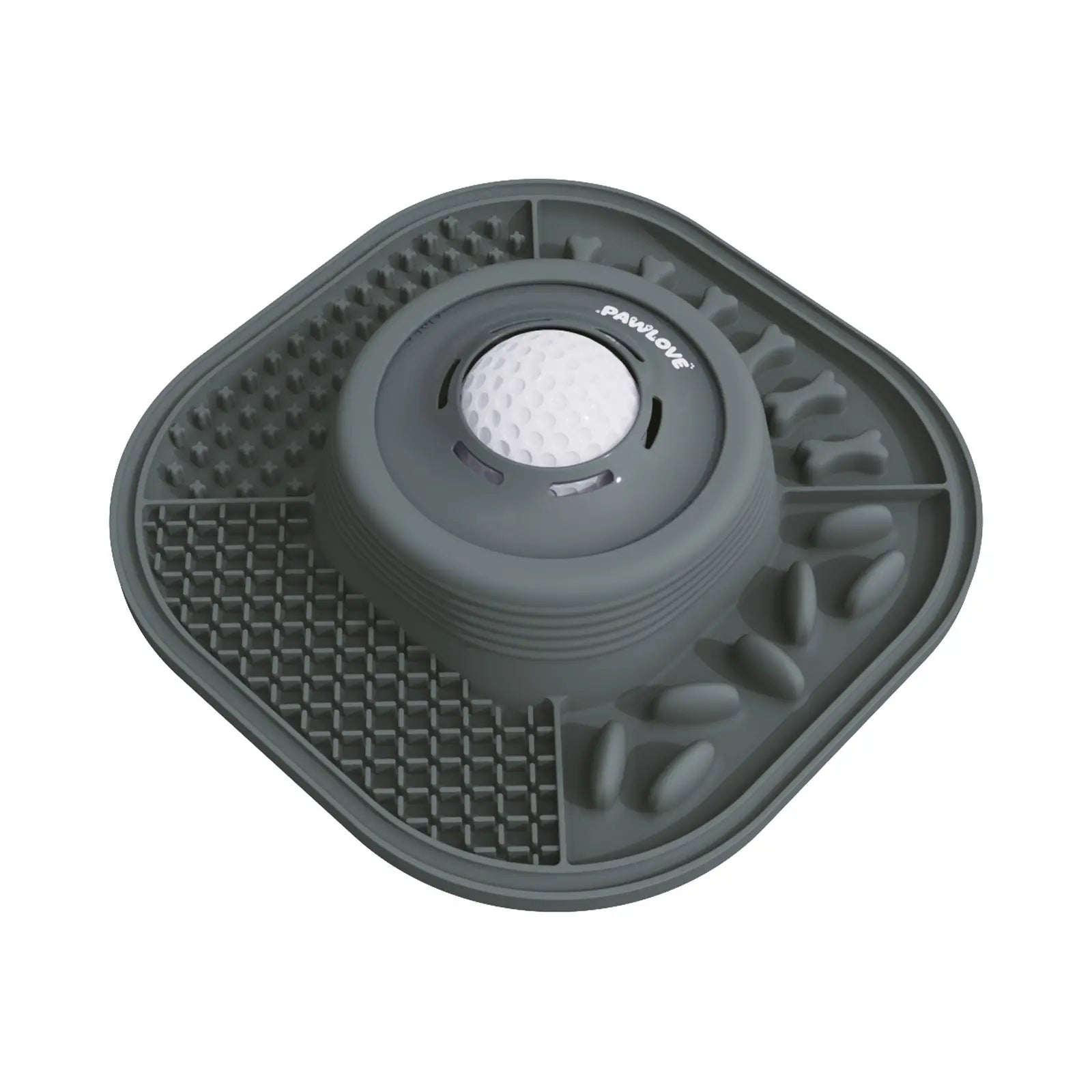 Pawlove Slow Feeder Bowl - Anti-Slip Ball-In Design, 3/4 Cup Capacity for Liquid Treats, Bone Broth, Yogurt, Anxiety Relief, Dishwasher Safe, Easy Wash - Post-Op Lick Toy for All Dog Breeds | Pet Supplies, Dog Accessories